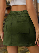 Indlæs billede til gallerivisning Street Style Elastic Denim Skirt