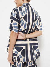 Indlæs billede til gallerivisning Summer Vacation Style Unique Ethnic Print Loose Oversized Blouse