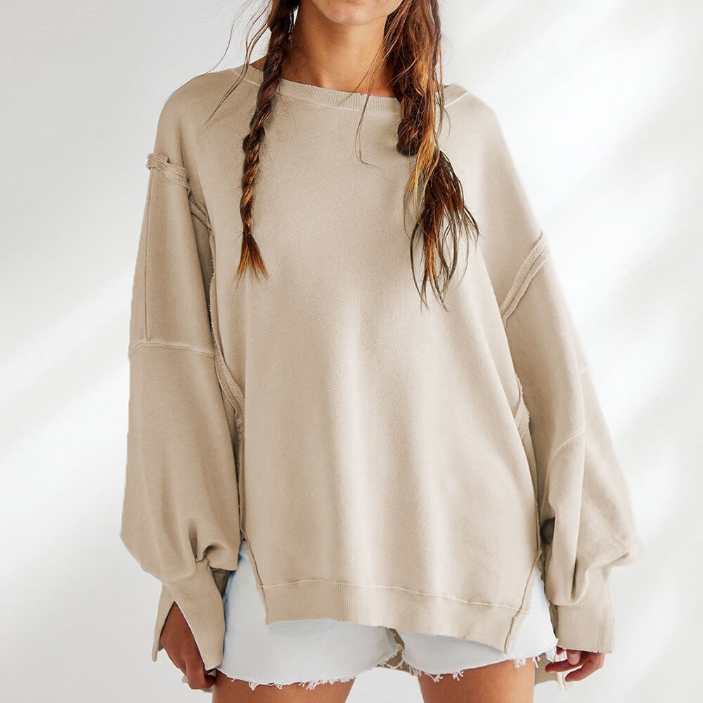 Round Neck Sports Sweatshirt