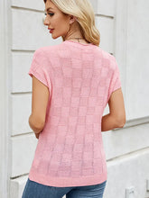 Load image into Gallery viewer, Checkered Knit Casual Sweater