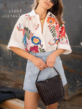Load image into Gallery viewer, Carla Floral Print Short-Sleeved Shirt