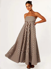 Load image into Gallery viewer, Nocturnal Charm Ruched Maxi Dress