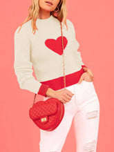 Load image into Gallery viewer, Valentine Love Turtleneck Sweater