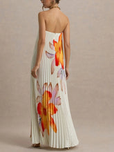 Load image into Gallery viewer, Black Tie Strapless Gown