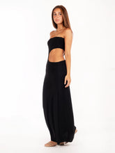 Laden Sie das Bild in den Galerie-Viewer, Shimmering Cut-Out Sleeveless Maxi Dress