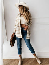 Load image into Gallery viewer, Plaid Casual Brushed Wool Cardigan Jacket