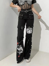 Load image into Gallery viewer, Street Style Printed Jeans