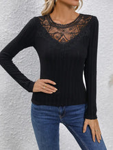 Load image into Gallery viewer, Fashionable Women&#39;s Solid Mesh Collar Top