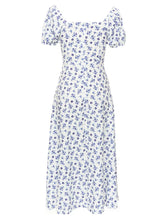 Load image into Gallery viewer, Floral Off-Shoulder Slit Dress