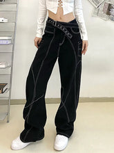 Load image into Gallery viewer, Unique Contrast-Stitch Jeans