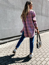 Load image into Gallery viewer, Plaid Casual Brushed Wool Cardigan Jacket