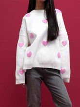 Load image into Gallery viewer, Heart Knit Sweatshirt
