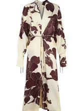 Load image into Gallery viewer, Origami Print Kimono Dress