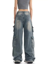 Load image into Gallery viewer, Chic Vintage Denim Pants