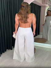 Load image into Gallery viewer, Brown Halter Jumpsuit Radiante