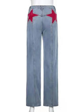 Load image into Gallery viewer, Retro Mid-Waist Flared Jeans