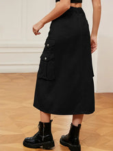 Indlæs billede til gallerivisning American Style Elastic Waist Denim Skirt