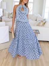 Load image into Gallery viewer, Tatum Halterneck Skirt Set