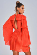 Load image into Gallery viewer, aikergood Le Baiser De Kara Pleated Mini Dress