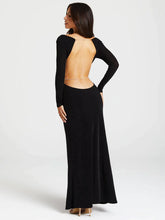 Load image into Gallery viewer, Pearl Chain Backless Fitted Maxi Dress