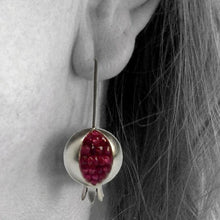 Load image into Gallery viewer, Pomegranate Design Turkish Hook Earrings