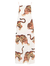 Load image into Gallery viewer, Shoulder Strap 100%Cotton Dress - Tiger