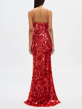 画像をギャラリービューアに読み込む, The Red Sapphire Sequin Maxi Dress