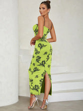 Lataa kuva Galleria-katseluun, Floral Slit Bodycon Dress