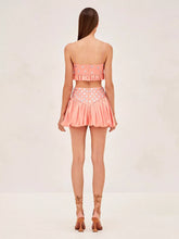 Görseli Galeri görüntüleyiciye yükleyin, Luminous Allure Mirror Skirt Set