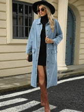 Načíst obrázek do prohlížeče Galerie, Autumn New Denim Casual Long Jacket
