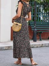 Load image into Gallery viewer, Printed Tie Back Cropped Top and Maxi Skirt Set