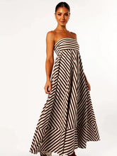 Load image into Gallery viewer, Nocturnal Charm Ruched Maxi Dress