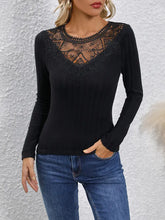 Load image into Gallery viewer, Fashionable Women&#39;s Solid Mesh Collar Top