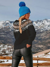 Carica l&#39;immagine nel visualizzatore di Gallery, Embroidered Color Block Knit Sweater