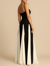 Load image into Gallery viewer, Elegance Panelled Tulle A-line Slip Maxi Dress