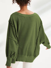 Load image into Gallery viewer, Round Neck Sports Sweatshirt