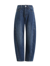 Laden Sie das Bild in den Galerie-Viewer, Trendy Loose Arc-Cut Denim Pants