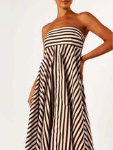 Load image into Gallery viewer, Nocturnal Charm Ruched Maxi Dress