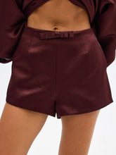 Load image into Gallery viewer, Penelope Blouse Bow Hot Short Set