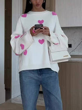 Load image into Gallery viewer, Heart Knit Sweatshirt