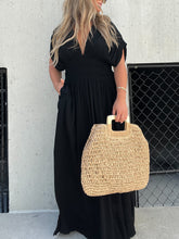 Load image into Gallery viewer, Black Broken Hearted Maxi Dress