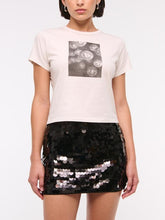 Load image into Gallery viewer, Bow Tie Textured Cardigan &amp; Mid Rise Sequin Skort