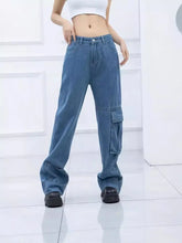 Load image into Gallery viewer, High-Waisted Retro Streetwear Denim