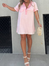 Load image into Gallery viewer, Happy Endings Tencel Shirt Dress Pink