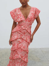 Load image into Gallery viewer, Tamsin Ruffle Maxi Dress