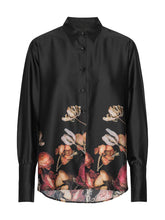 Load image into Gallery viewer, Exquisite floral print loose shirt