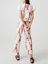 Indlæs billede til gallerivisning Lobster Print Straight Pants