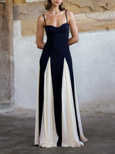 画像をギャラリービューアに読み込む, Elegance Panelled Tulle A-line Slip Maxi Dress