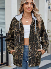 Load image into Gallery viewer, Vintage Loose Hooded Denim Jacket Top