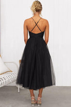 Load image into Gallery viewer, Modern-day Princess Chiffon Suspenders Party Maxi Dress